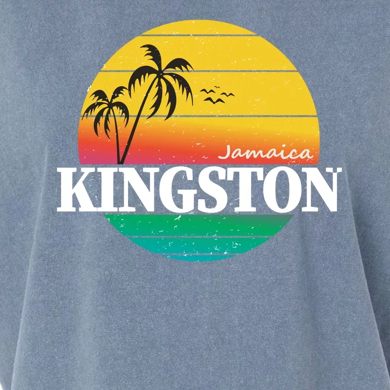 Kingston Jamaica Retro Garment-Dyed Women's Muscle Tee