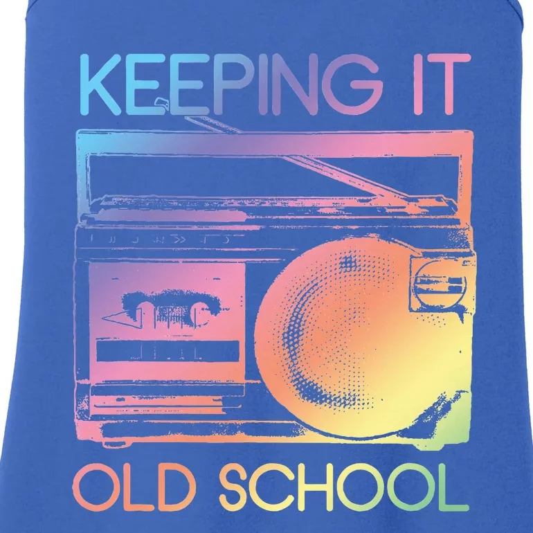 Keeping It Old School Retro 80s 90s Ladies Essential Tank