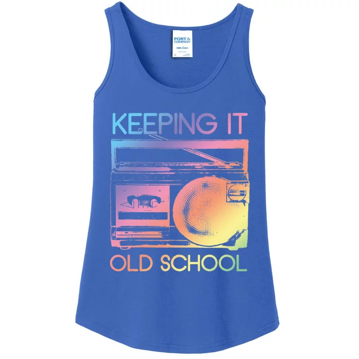 Keeping It Old School Retro 80s 90s Ladies Essential Tank