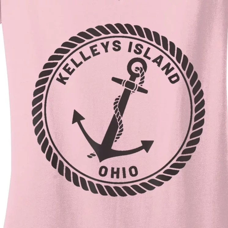 Kelleys Island Ohio Women's V-Neck T-Shirt