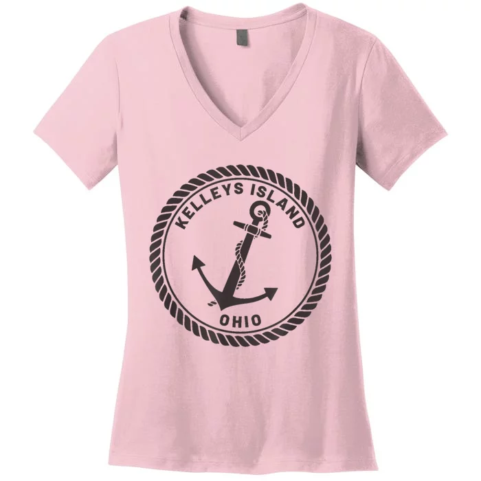 Kelleys Island Ohio Women's V-Neck T-Shirt