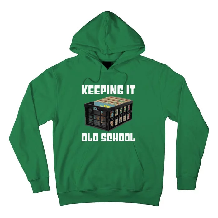 Keeping It Old School Music Vinyl Records Lp Lover Tall Hoodie