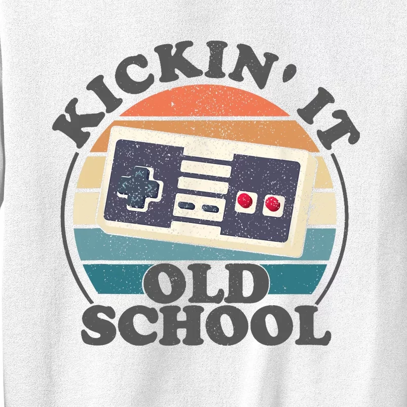 Kickin It Old School Retro 80s Video Game Gaming Gamer Gift Sweatshirt