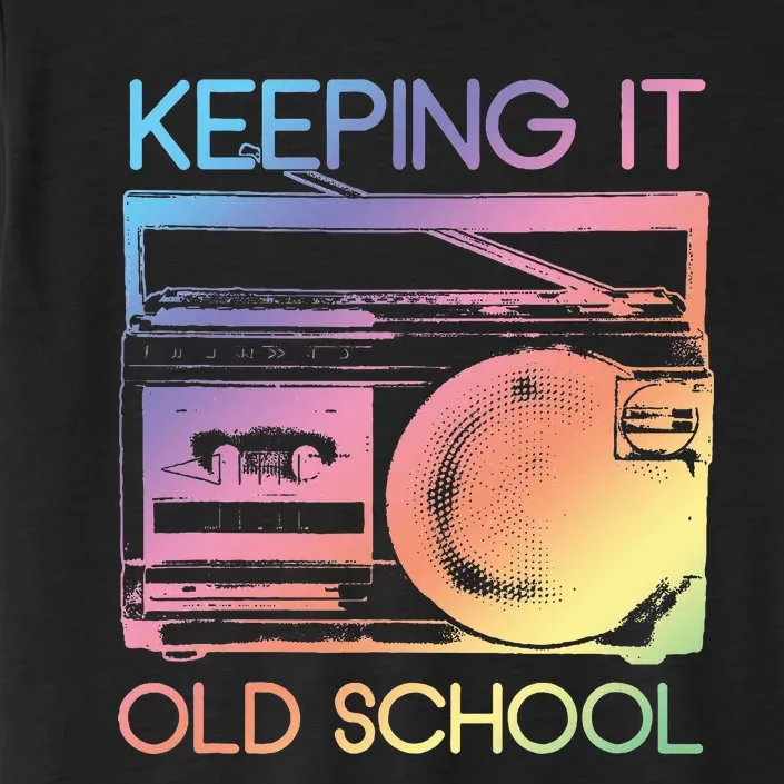 Keeping It Old School Retro 80s 90s Boombox Music ChromaSoft Performance T-Shirt