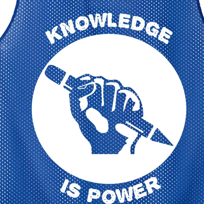 Knowledge Is Political Power Voting Election Vote Gift Mesh Reversible Basketball Jersey Tank