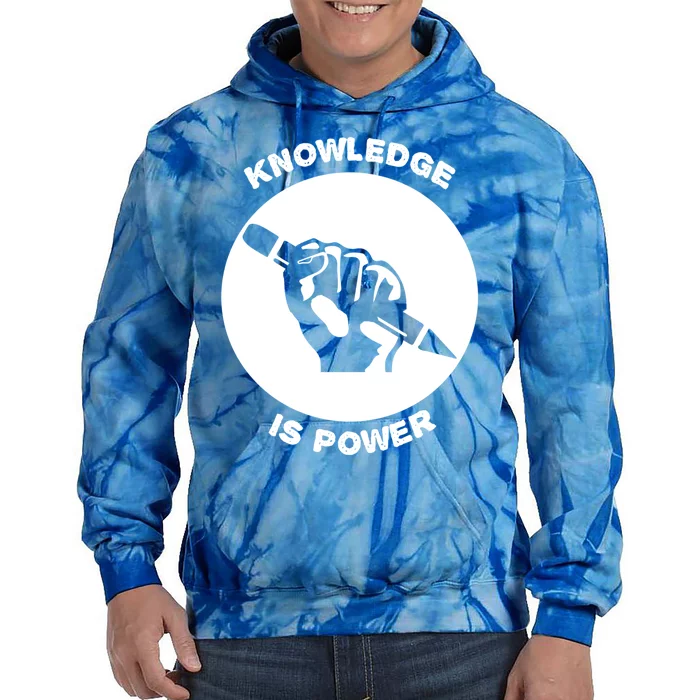 Knowledge Is Political Power Voting Election Vote Gift Tie Dye Hoodie