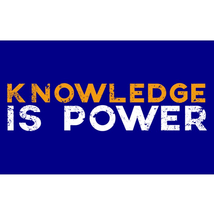 Knowledge Is Power Cool Quote Reason Science Skepticism Gift Bumper Sticker