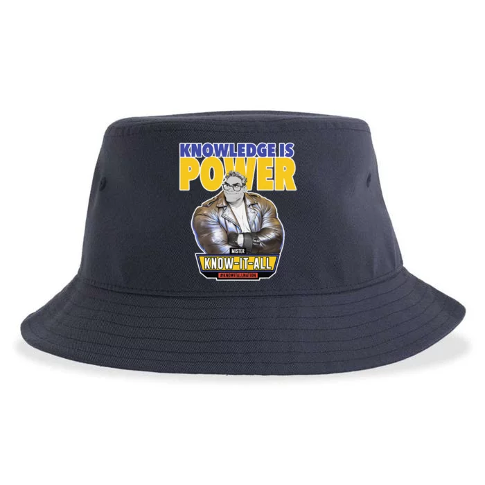 Knowledge Is Power Sustainable Bucket Hat