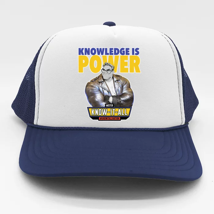 Knowledge Is Power Trucker Hat