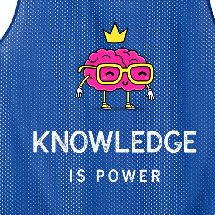 Knowledge Is Power Gift Mesh Reversible Basketball Jersey Tank