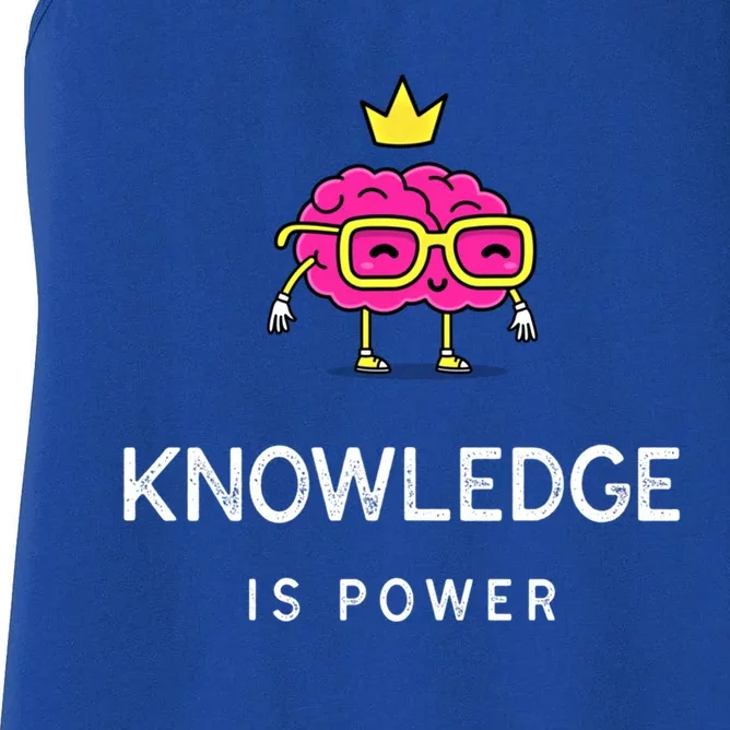 Knowledge Is Power Gift Women's Racerback Tank