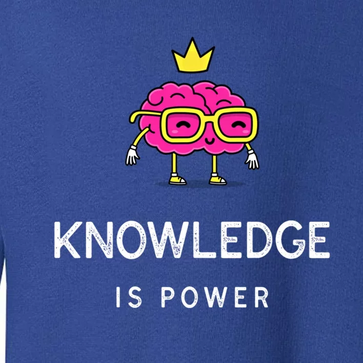 Knowledge Is Power Gift Toddler Sweatshirt