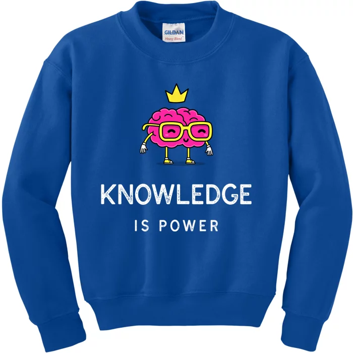 Knowledge Is Power Gift Kids Sweatshirt