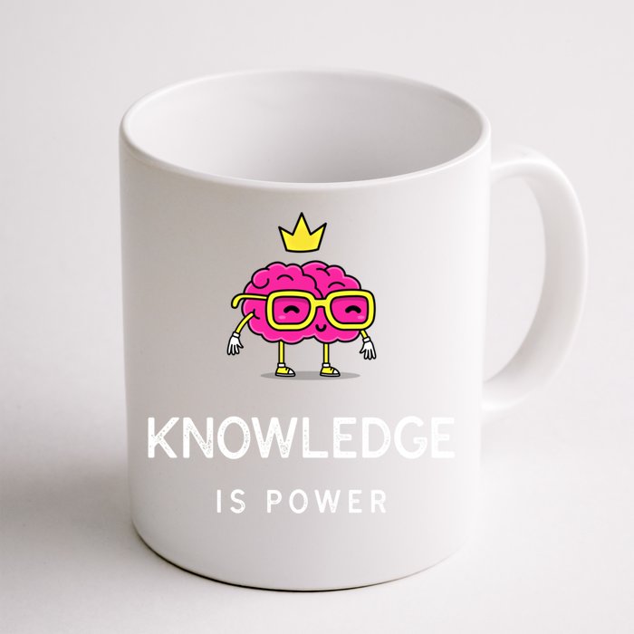 Knowledge Is Power Gift Front & Back Coffee Mug