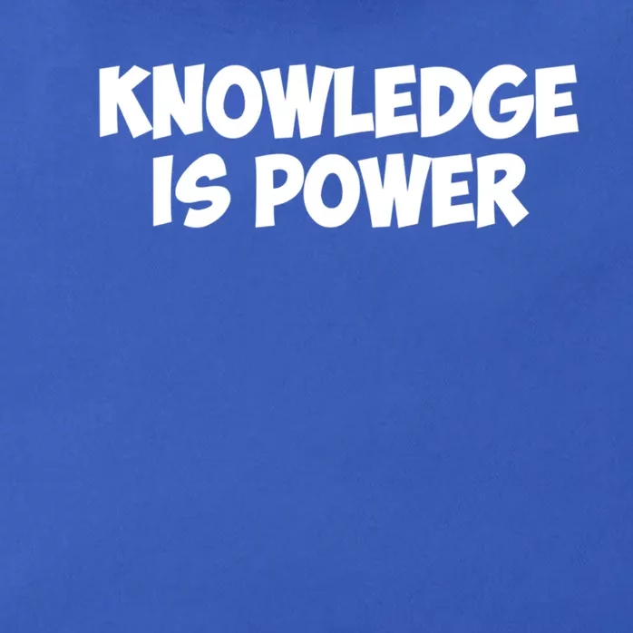 Knowledge Is Power Great Gift Zip Tote Bag