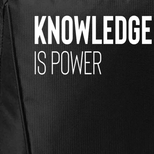 Knowledge Is Power Great Gift City Backpack