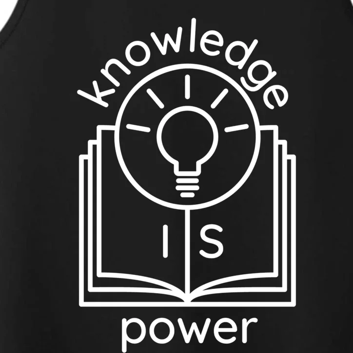 Knowledge Is Power Gift Performance Tank