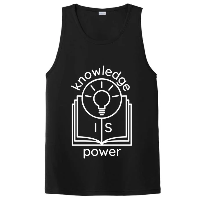 Knowledge Is Power Gift Performance Tank