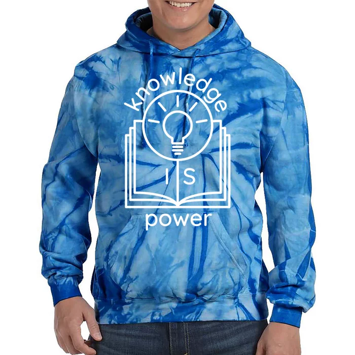 Knowledge Is Power Gift Tie Dye Hoodie