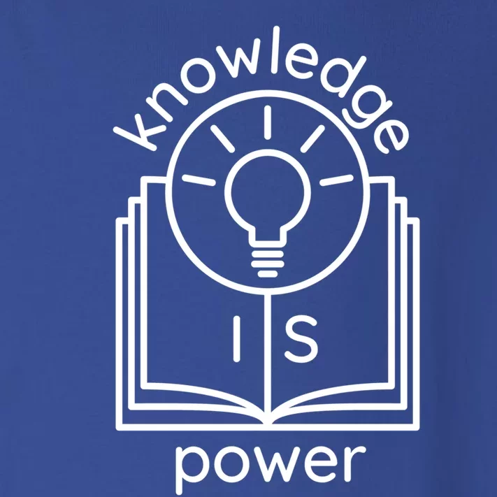 Knowledge Is Power Gift Toddler Long Sleeve Shirt