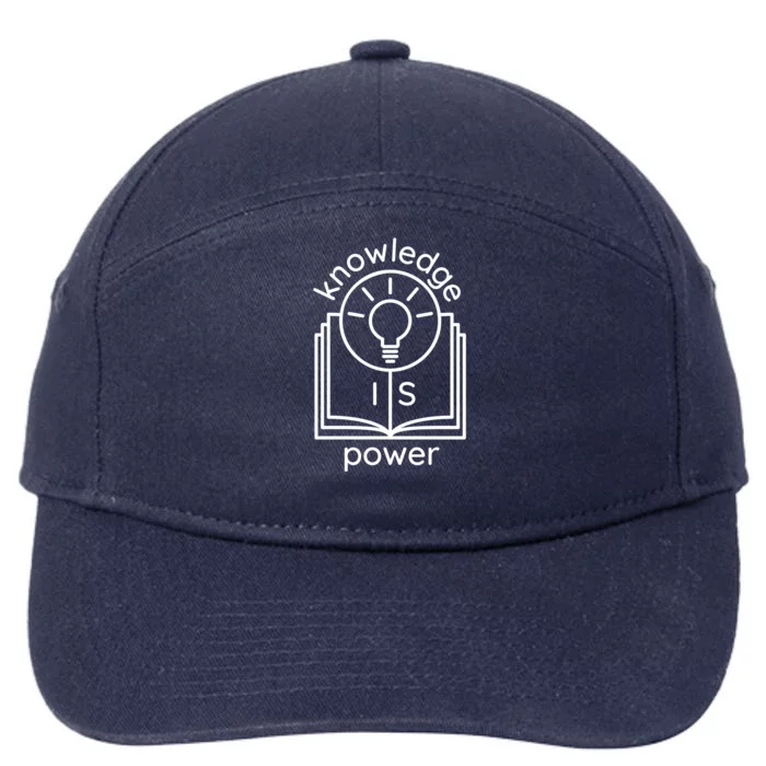 Knowledge Is Power Gift 7-Panel Snapback Hat