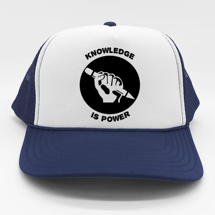 Knowledge Is Political Power Voting Election Vote Gift Trucker Hat