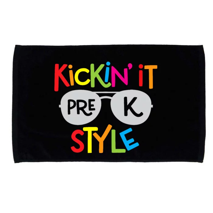 Kickin it Pre-K Style Back to School Teacher Microfiber Hand Towel