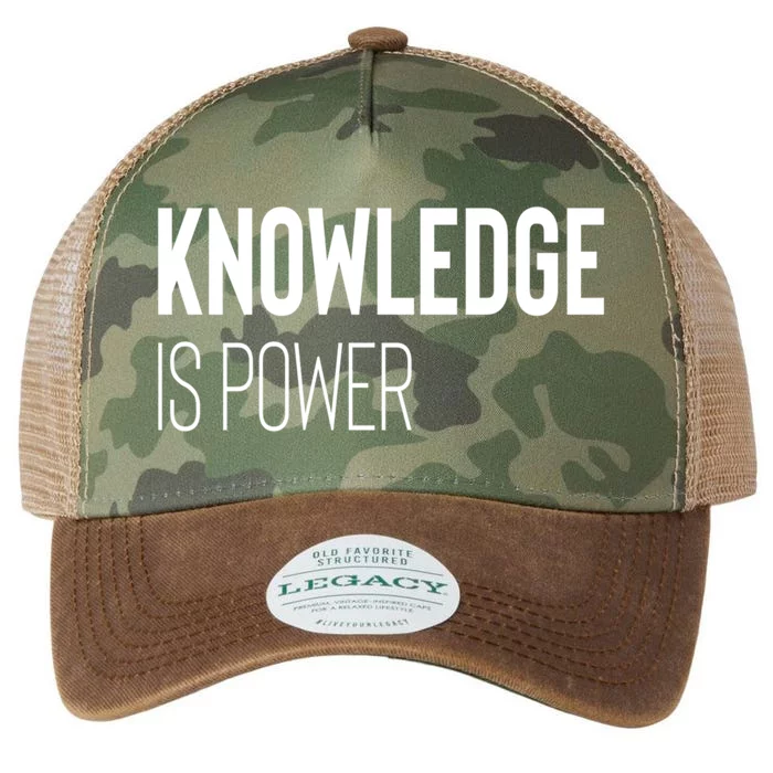 Knowledge Is Power Gift Legacy Tie Dye Trucker Hat