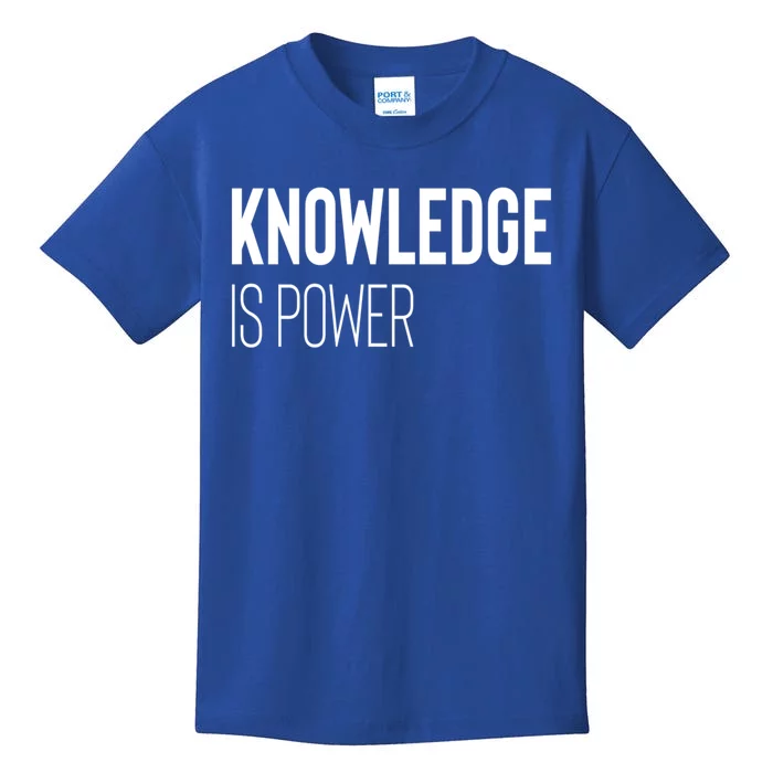 Knowledge Is Power Gift Kids T-Shirt