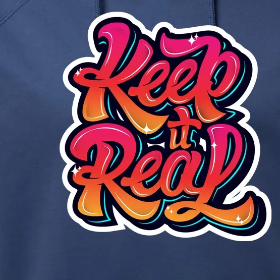 Keep It Real Graffiti Art Performance Fleece Hoodie