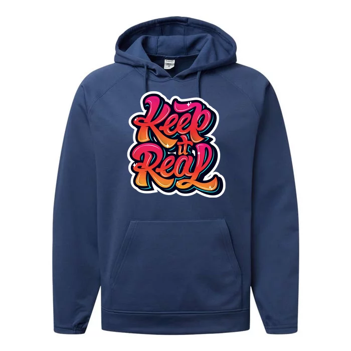 Keep It Real Graffiti Art Performance Fleece Hoodie