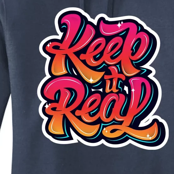 Keep It Real Graffiti Art Women's Pullover Hoodie