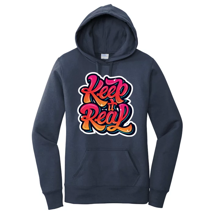 Keep It Real Graffiti Art Women's Pullover Hoodie