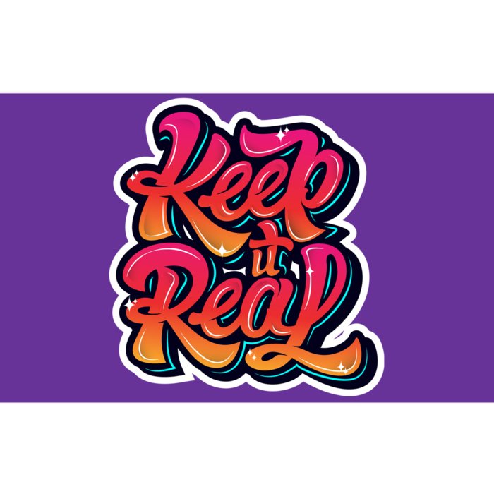 Keep It Real Graffiti Art Bumper Sticker