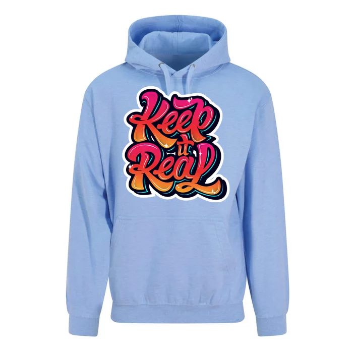 Keep It Real Graffiti Art Unisex Surf Hoodie