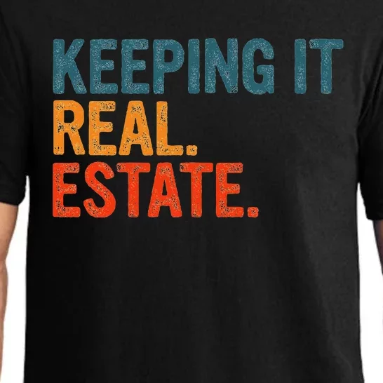 Keeping It Real Funny Real Estate Agent Pajama Set