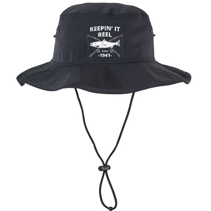 Keepin It Reel Fishing Birthday Gifts Funny Legacy Cool Fit Booney Bucket  Hat