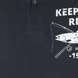 Keepin It Reel Fishing Birthday Gifts Gift Softstyle Adult Sport Polo