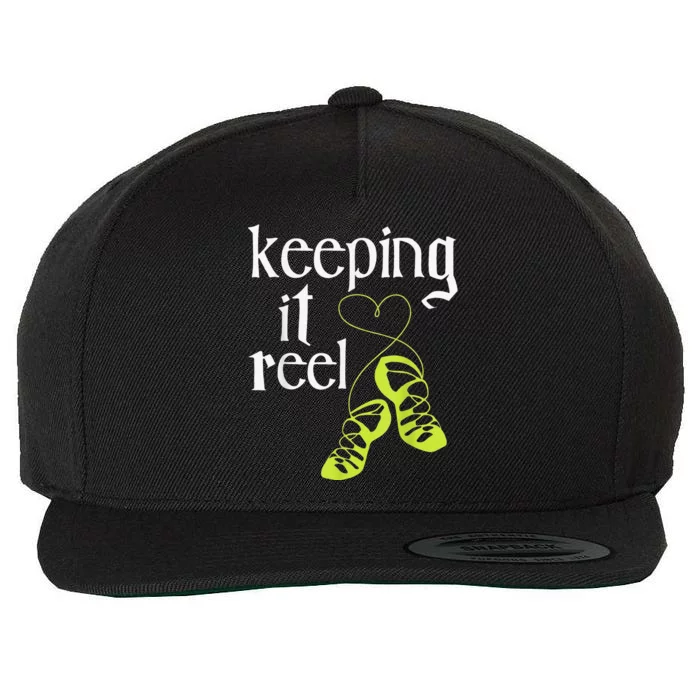 Keeping It Reel Irish Dancer Ceili Reel Dance Feis Wool Snapback Cap