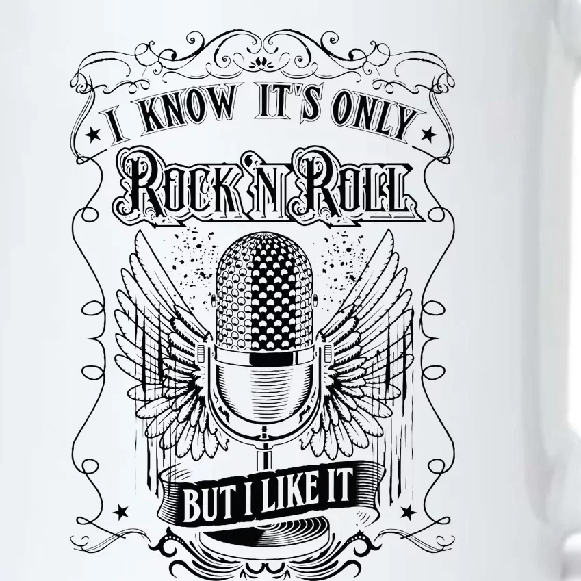 Know ItS Rock And Roll But I Like It Retro Microphone Black Color Changing Mug