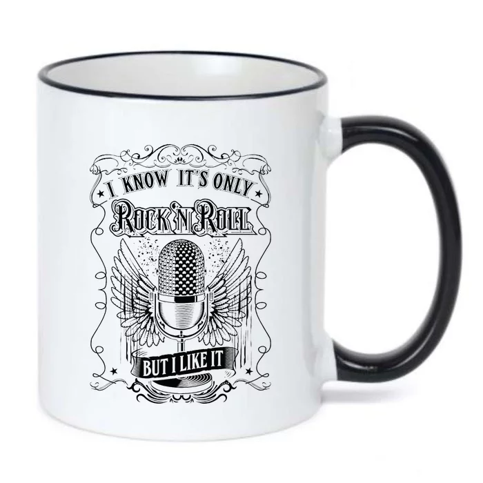 Know ItS Rock And Roll But I Like It Retro Microphone Black Color Changing Mug