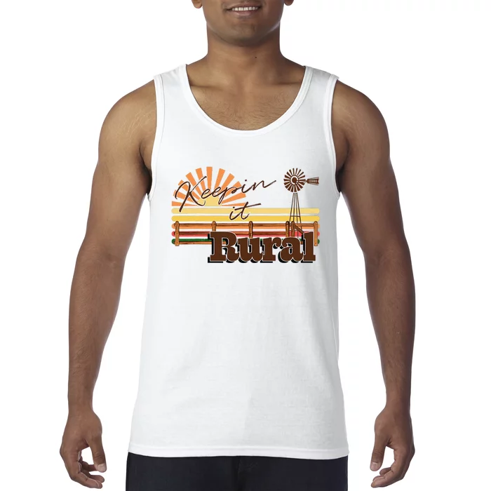 Keeping it Rural - agriculture farming Tank Top