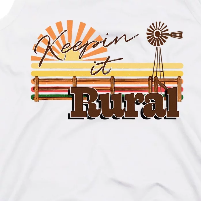 Keeping it Rural - agriculture farming Tank Top