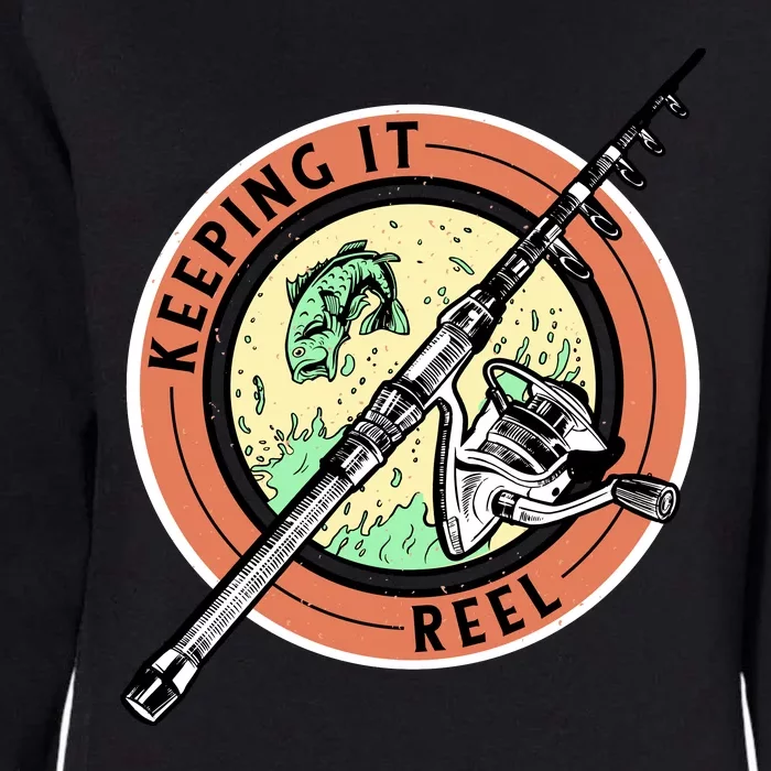 Keeping It Reel Fishing Womens California Wash Sweatshirt