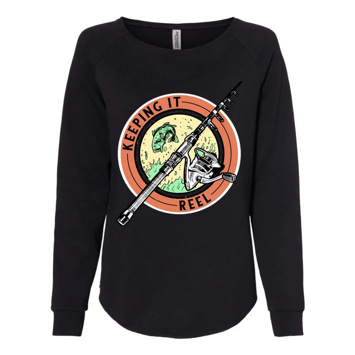 Keeping It Reel Fishing Womens California Wash Sweatshirt