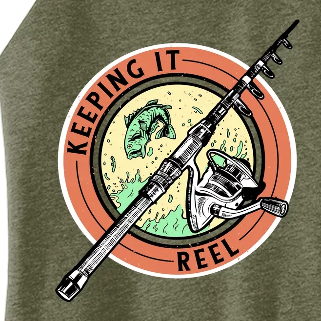 Keeping It Reel Fishing Women’s Perfect Tri Rocker Tank