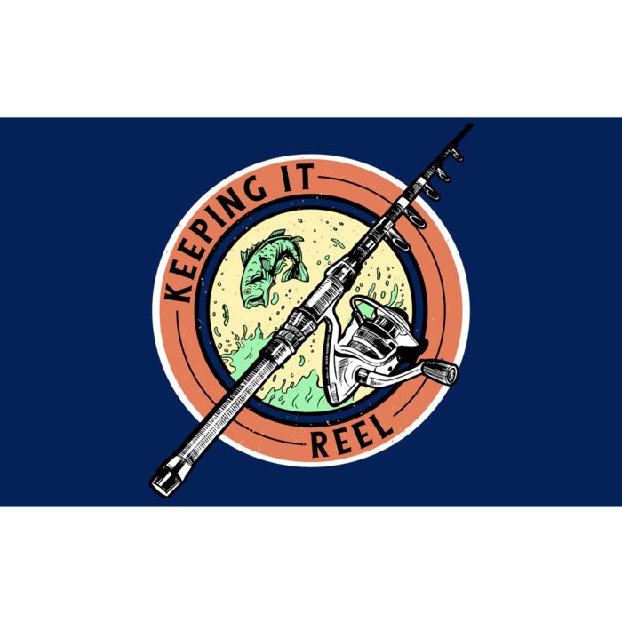 Keeping It Reel Fishing Bumper Sticker