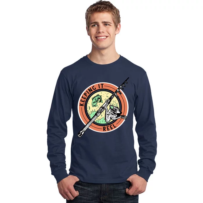 Keeping It Reel Fishing Tall Long Sleeve T-Shirt