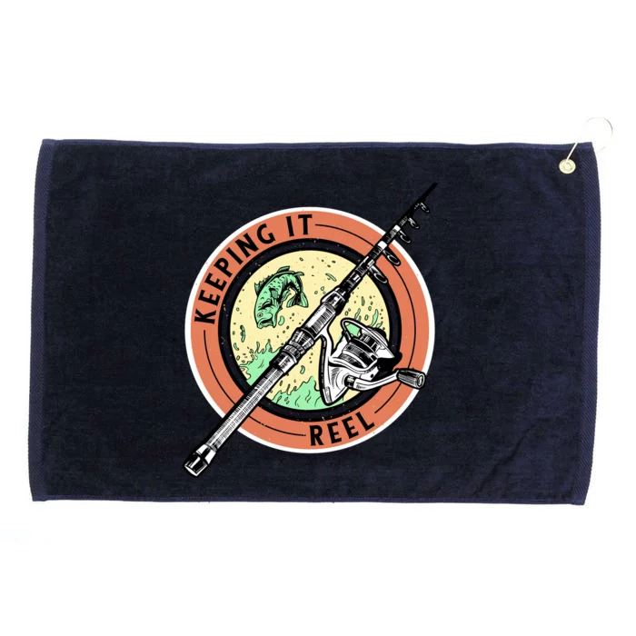 Keeping It Reel Fishing Grommeted Golf Towel