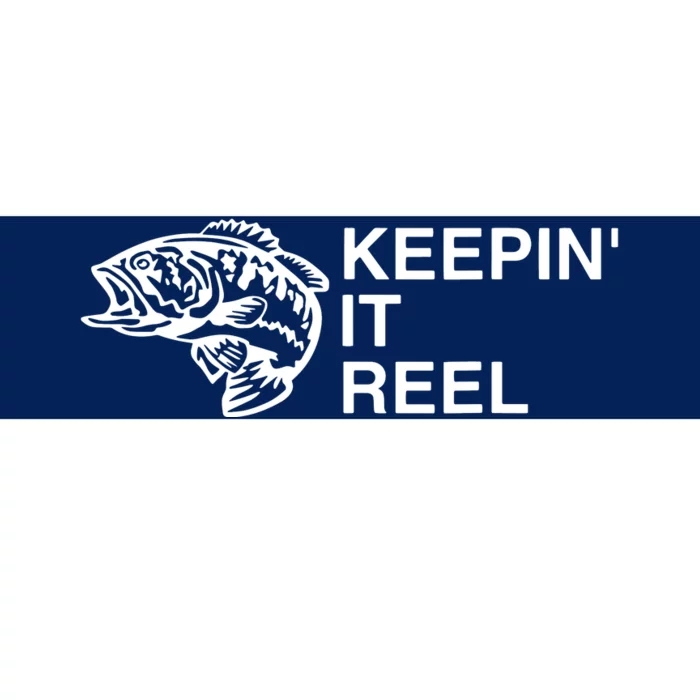 Keeping It Reel Shirts Funny Fishing Sayings Bumper Sticker